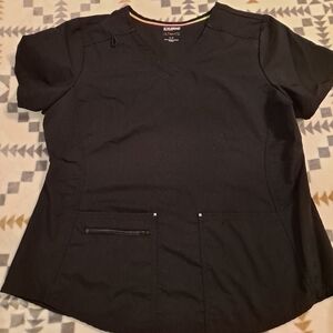 Scrubstar Black Ultimate Top